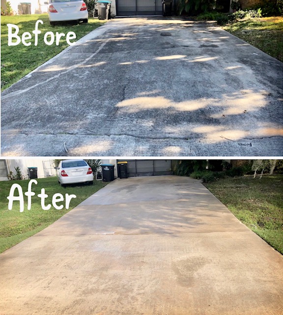driveway pressure cleaning services