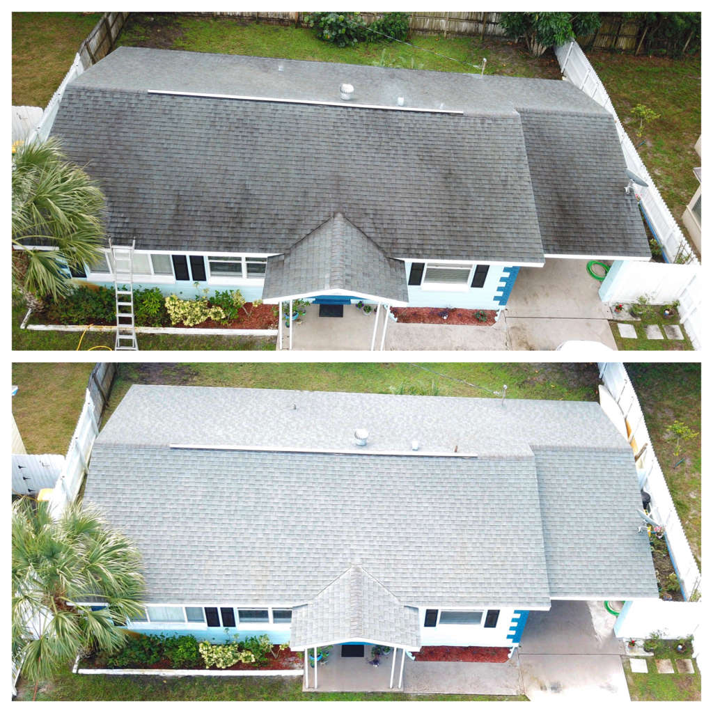 simple roof washing